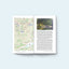 Pages from the Helford Guidebook showing a map of North Helford between Constantine and Scott's Quay on Polwheveral Creek and the Potager Garden. A photo shows people at Scott's Quay.
